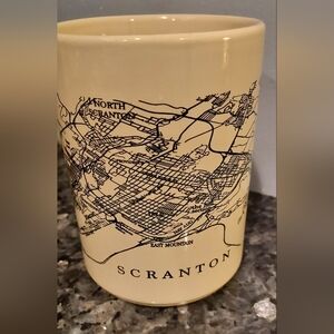 Scranton Pennsylvania Ceramic Coffee Mug Map Streets Travel M Ware